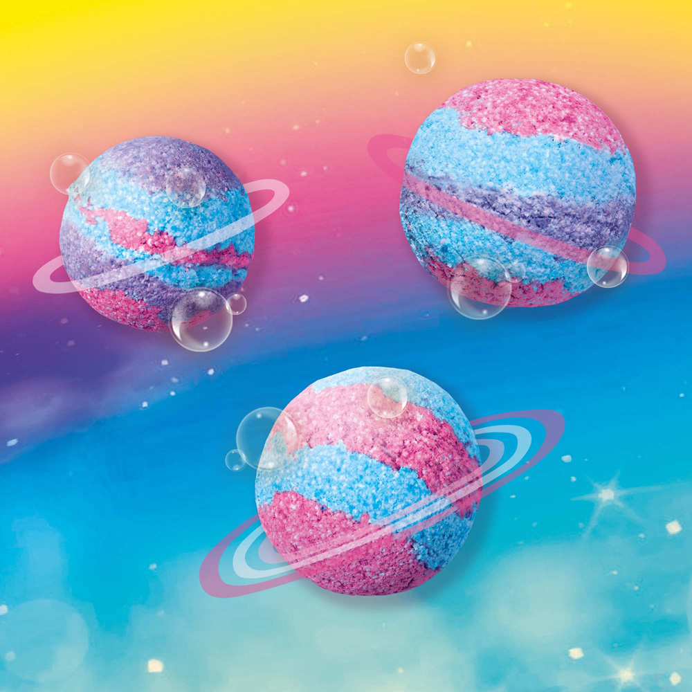 SES Creative Galaxy Bath Bombs Kit Image 4