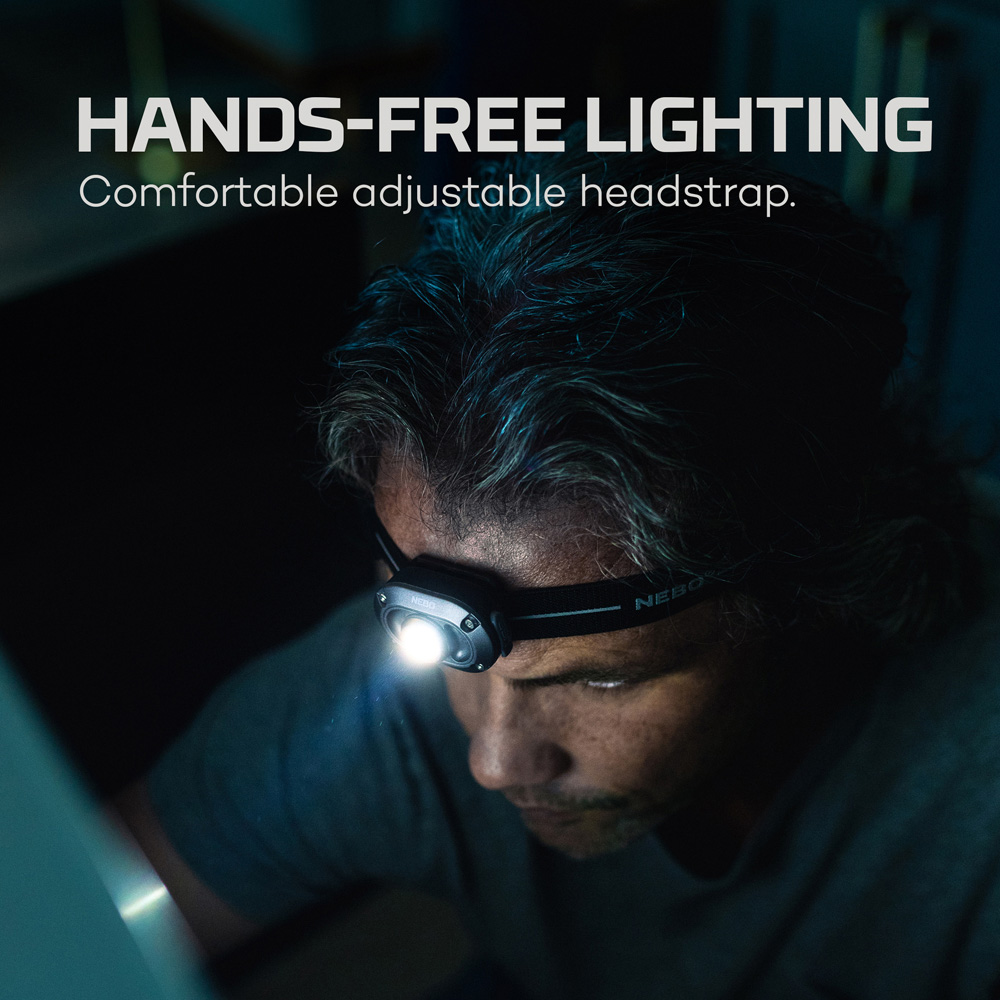 Nebo Mycro 250 2-in-1 250 Lumens Rechargeable Detachable Headlamp and Cap Light 2 Pack Image 7