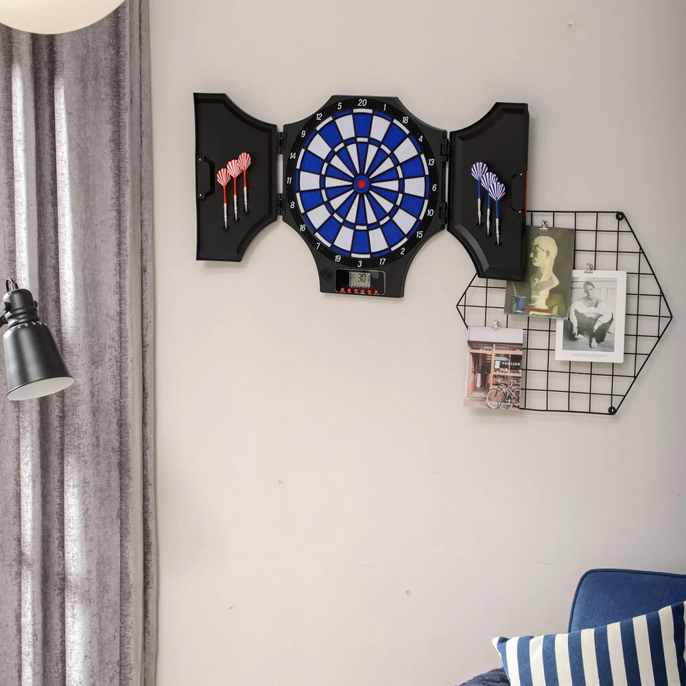 SPORTNOW Electronic Dartboard Set with Cabinet Image 5