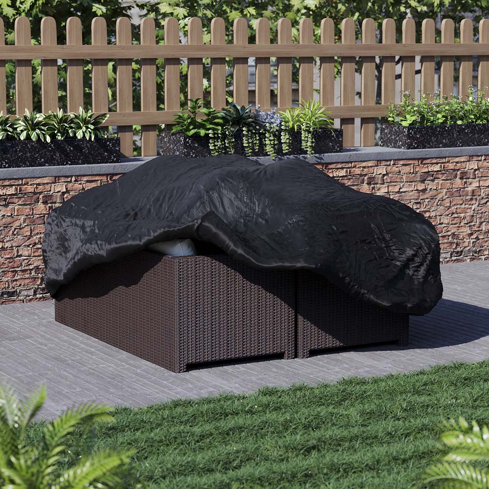 Garden Vida Black Outdoor Patio Furniture Cover 63 x 220 x 188cm Image 6
