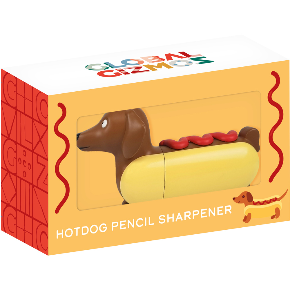 Global Gizmos Hot Dog Pencil Sharpener Image 2