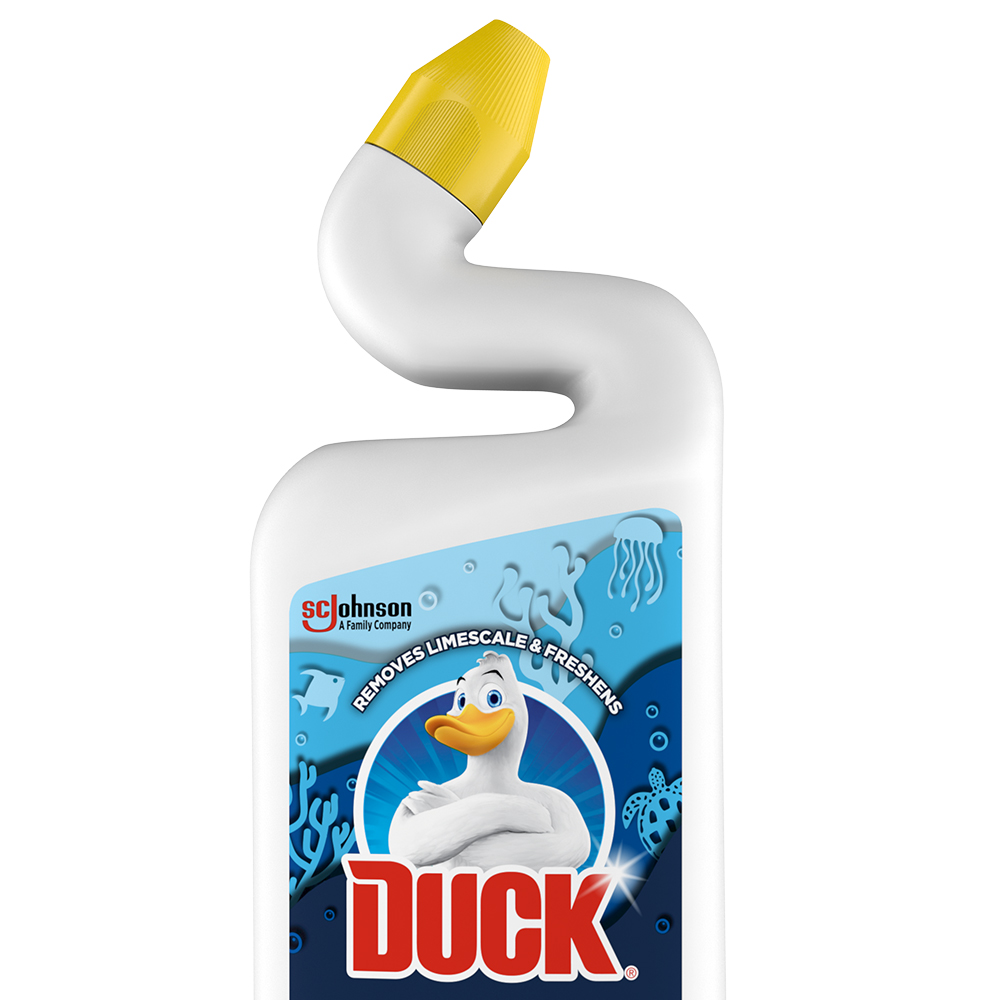 Duck Ocean Splash Biodegradable Formula Toilet Cleaner 750ml Image 2