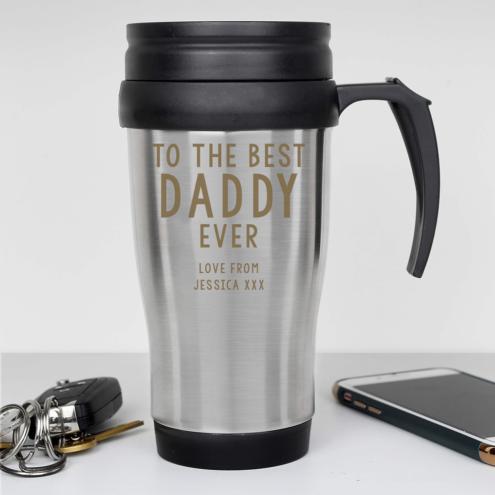 Personalised Memento Personalised Free Text Travel Mug Image 3