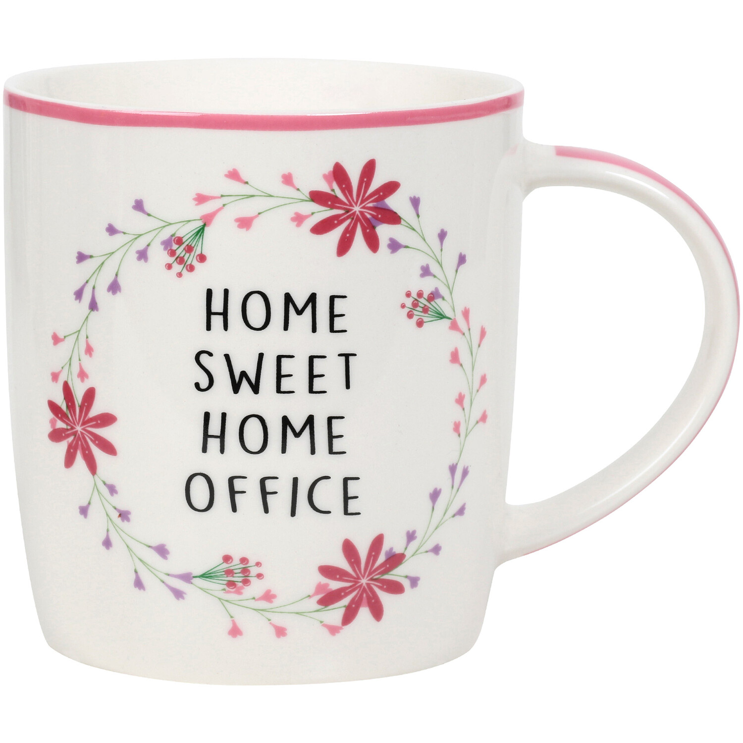 Home Sweet Home Office Mug - Pink Image 1
