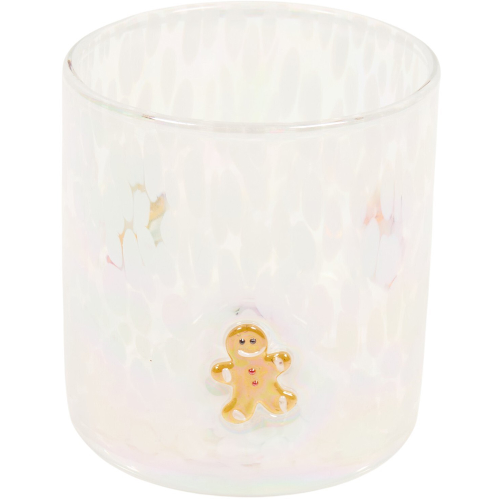 Iridescent Confetti Glass with Xmas Icons Image 5