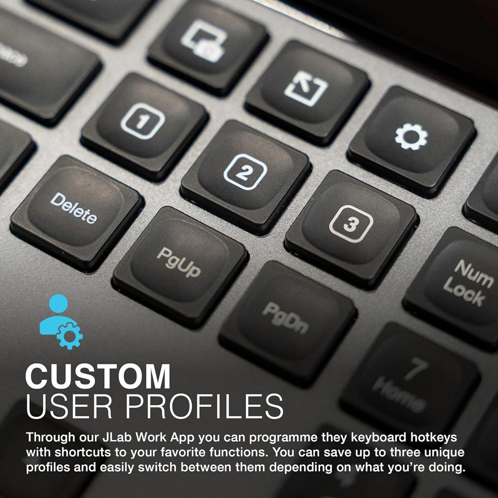 Jlab Wireless Bluetooth Epic Keyboard and Jbuds Mouse Bundle Image 4