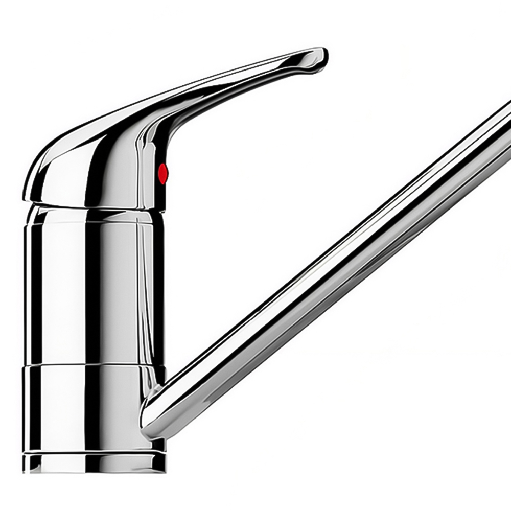 Piralla Savona Chrome Pull Out Top Lever Swivel Spout Kitchen Mixer Tap Image 2
