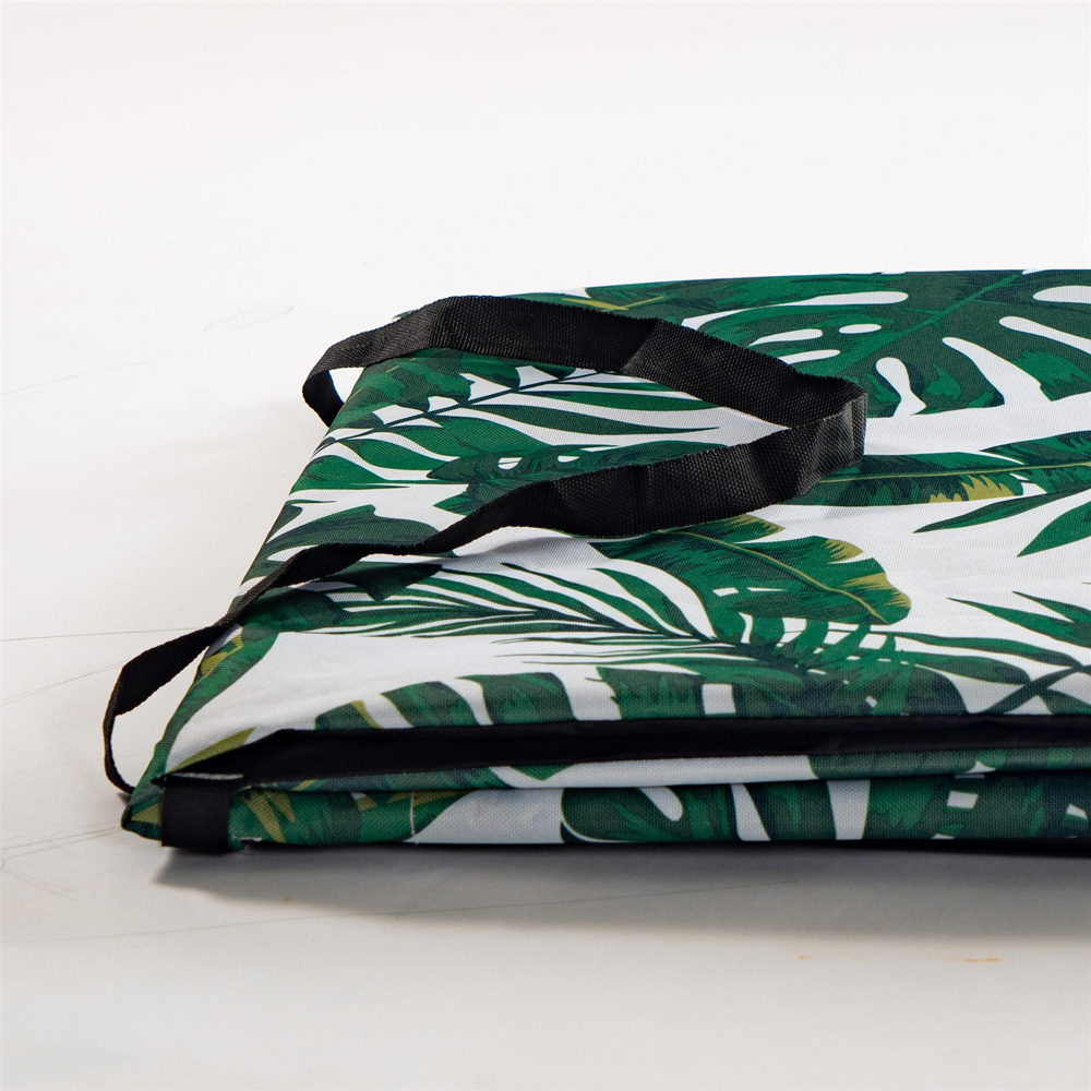 Harbour Housewares Set of 2 Banana Leaf Folding Beach Lounger Image 4