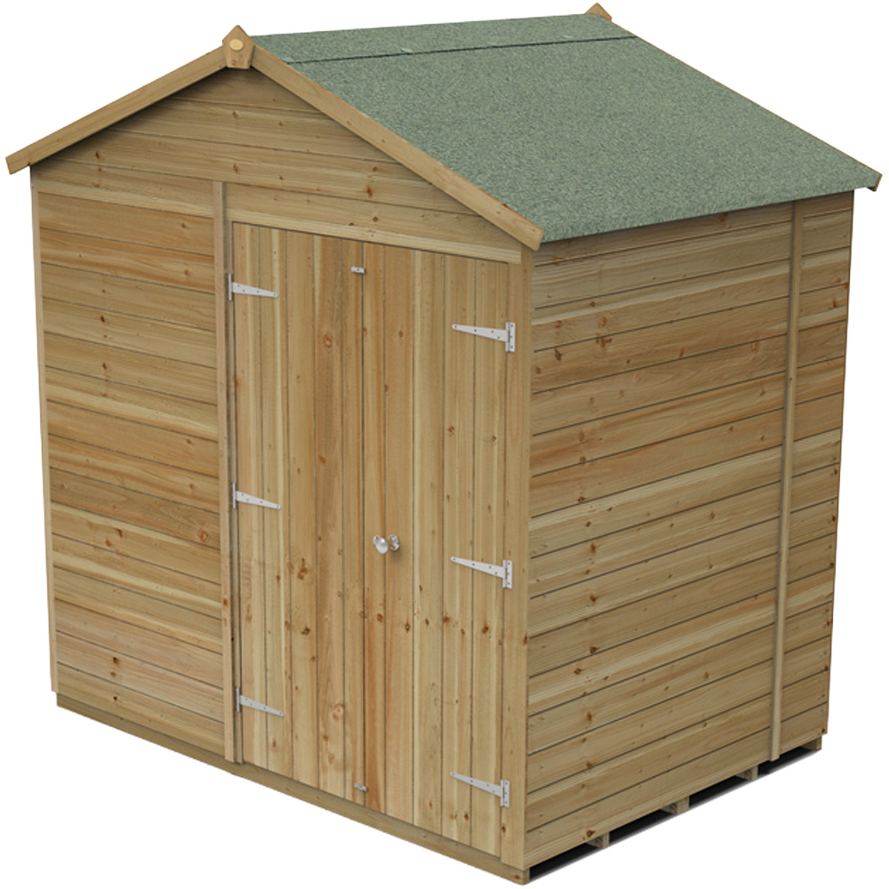 Forest Garden Timberdale 7 x 5ft Apex Shed Image 1