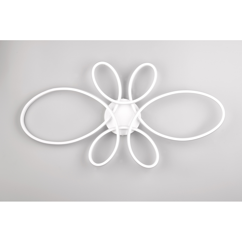 TRIO Fly White Matt Integrated LED Ceiling Light Image 7