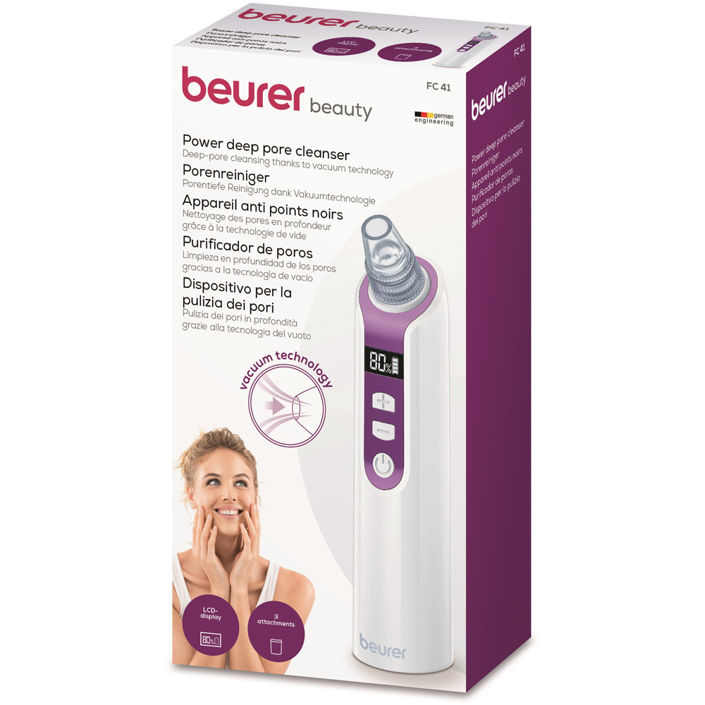 Beurer FC 41 White Deep Pore Cleanser Image 2