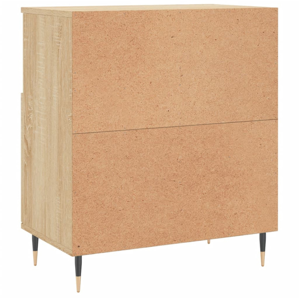 vidaXL 2 Door 2 Shelf Sonoma Oak Sideboard Image 8