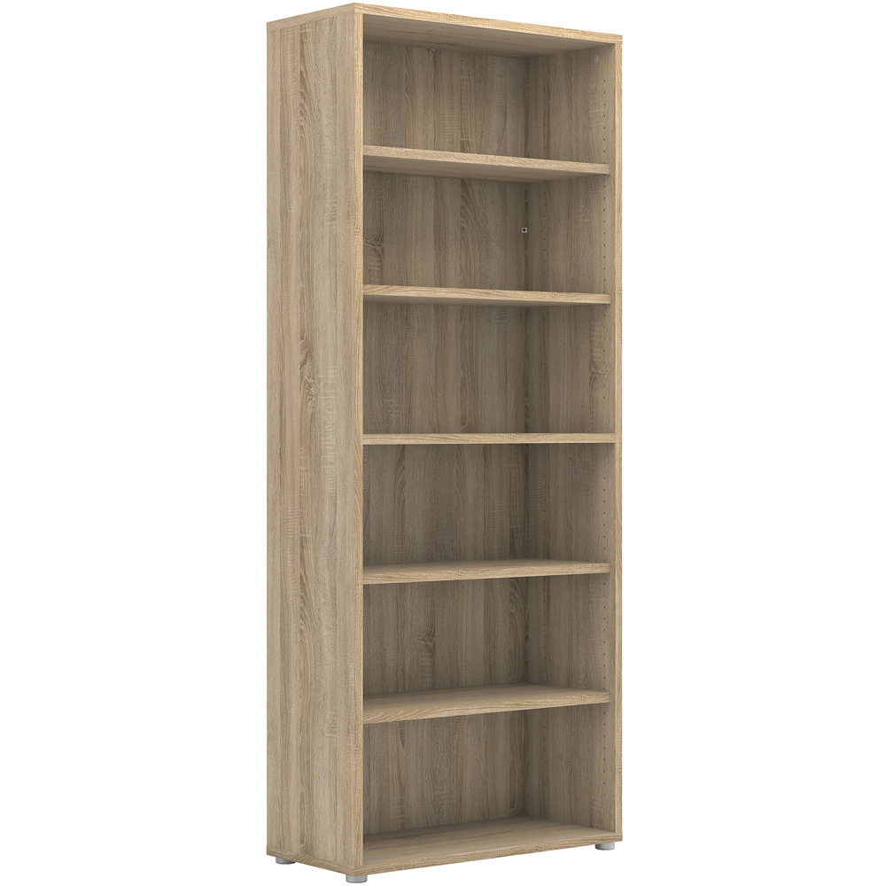 Florence 5 Shelf Oak Bookcase Image 2