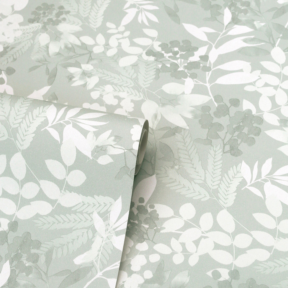 Arthouse Soft Leaves Green Wallpaper Image 2