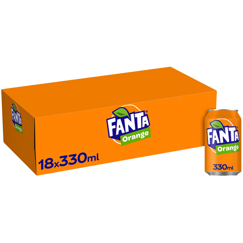 Fanta Orange 18 x 330ml Image