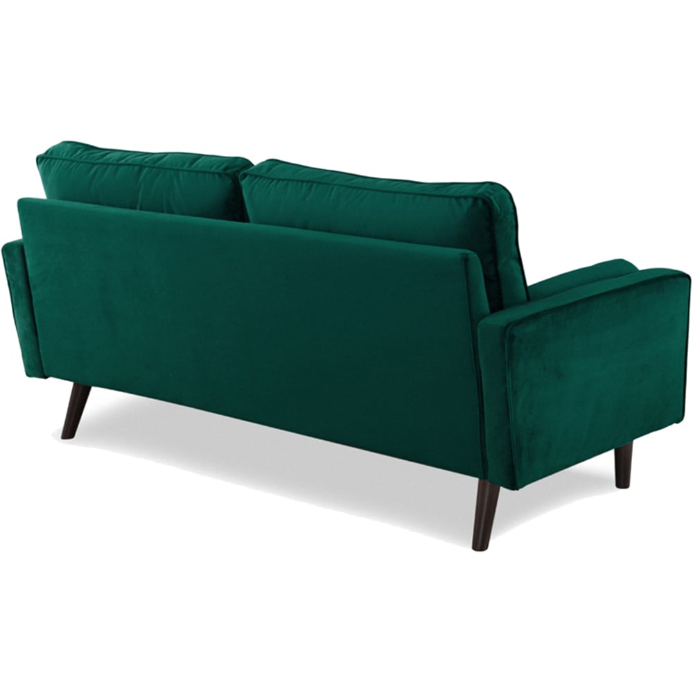 Home Detail Scott 3 Seater Green Velvet Sofa Image 5