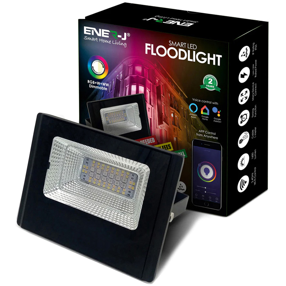 ENER-J Wi-Fi Smart 16W LED Floodlight Image 3