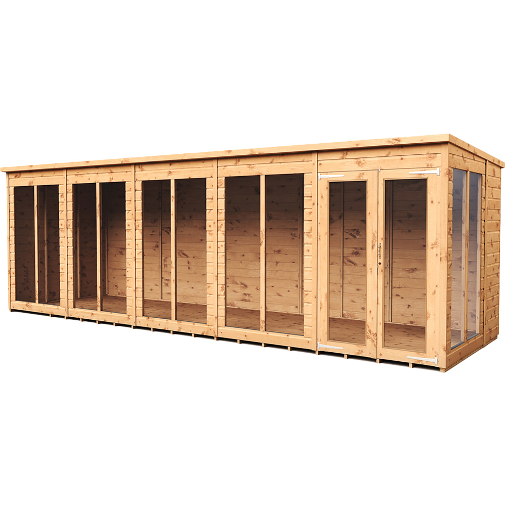 Empire Sheds 20 x 6ft Double Door Tongue and Groove Pent Summerhouse Image 1