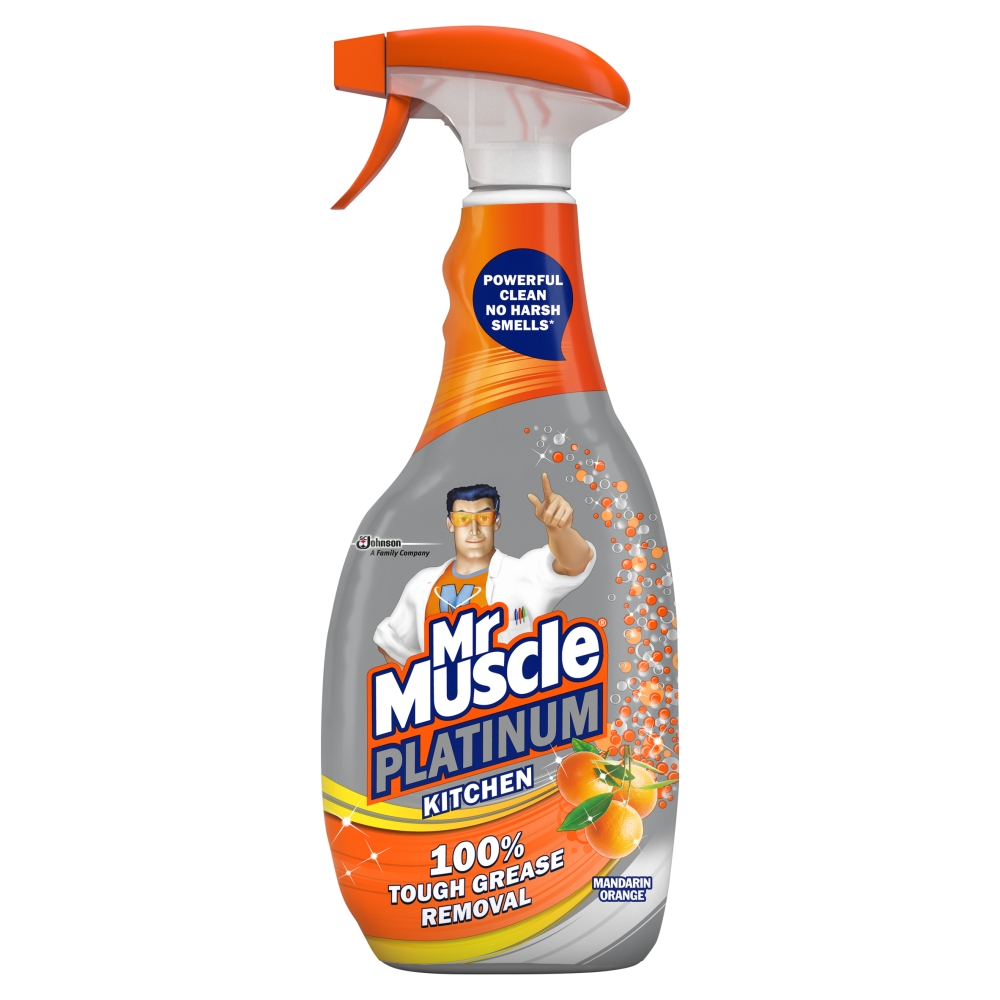 Mr Muscle Platinum Mandarin Orange Kitchen Spray 750ml Image 1