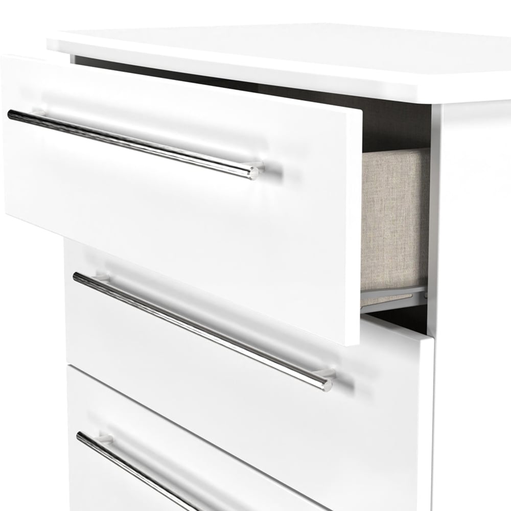 Crowndale Sherwood 4 Drawer Porcelain Matt Chest of Drawers Image 6