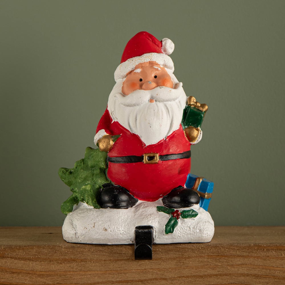 Premier Santa Design Christmas Stocking Hanger 13cm Image 2