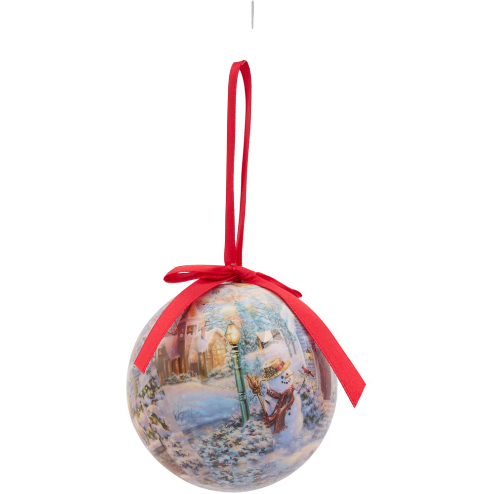 Set of 7 Christmas Retro Baubles Image 4