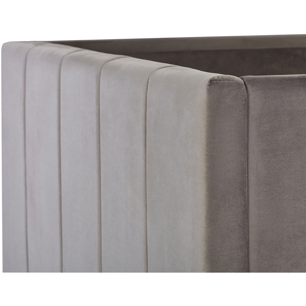 Julian Bowen Daytona Grey Velvet Bunk Bed Image 4