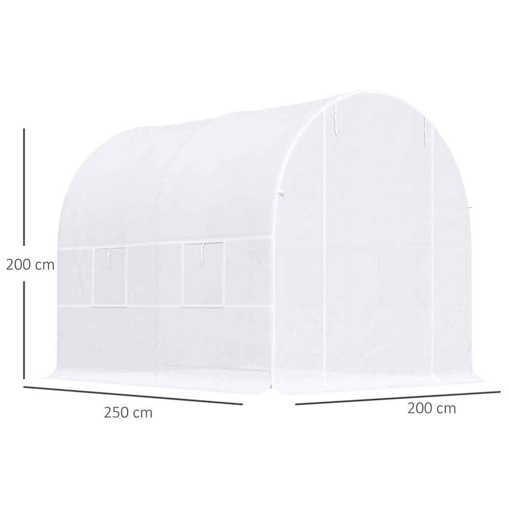 Outsunny Galvanized Steel 2.5x2x2m Image 7