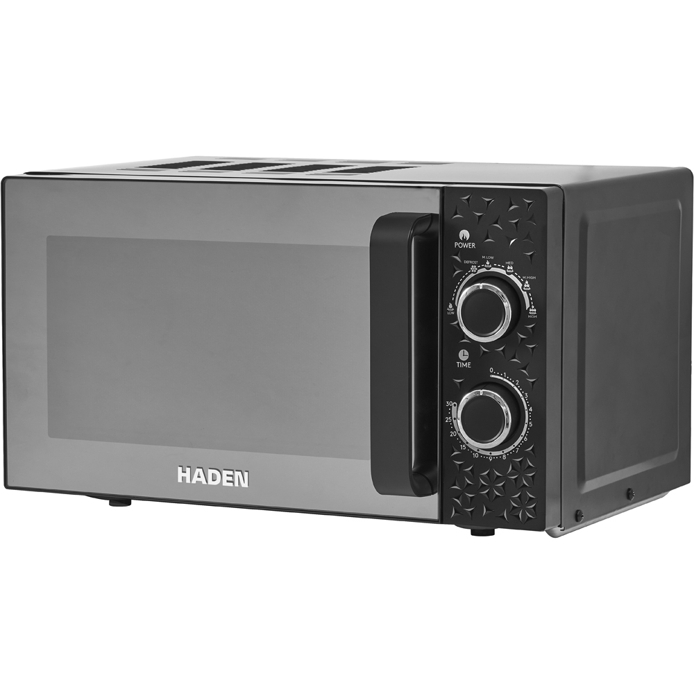 Haden Starbeck 212382 Black 20L Manual Microwave 800W Image 2