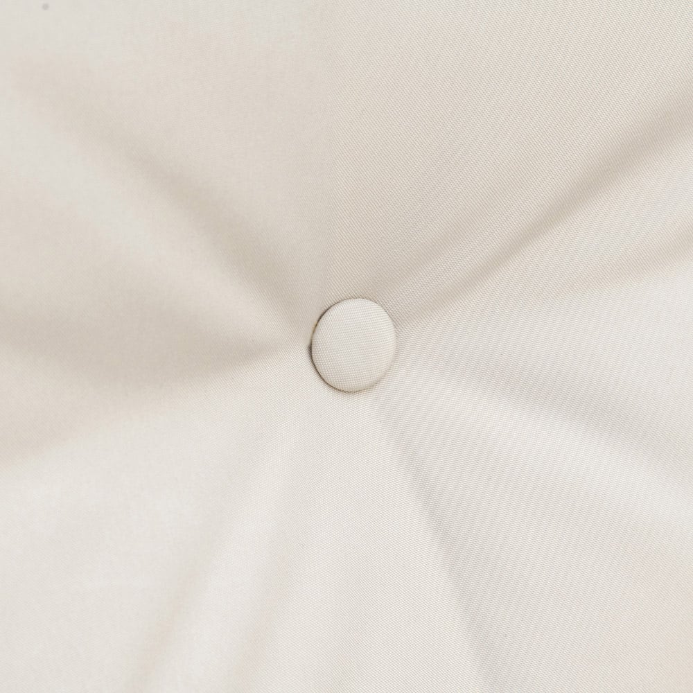 Outsunny 2 Seater Khaki Steel Glider Bench with Armrest Image 3