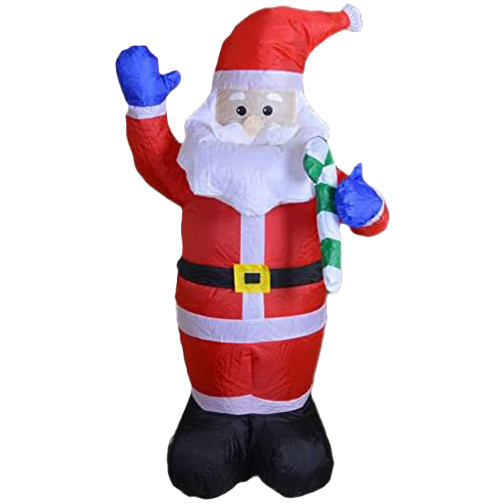 Marco Paul Red Inflatable Santa Christmas Decoration 4ft Image 2