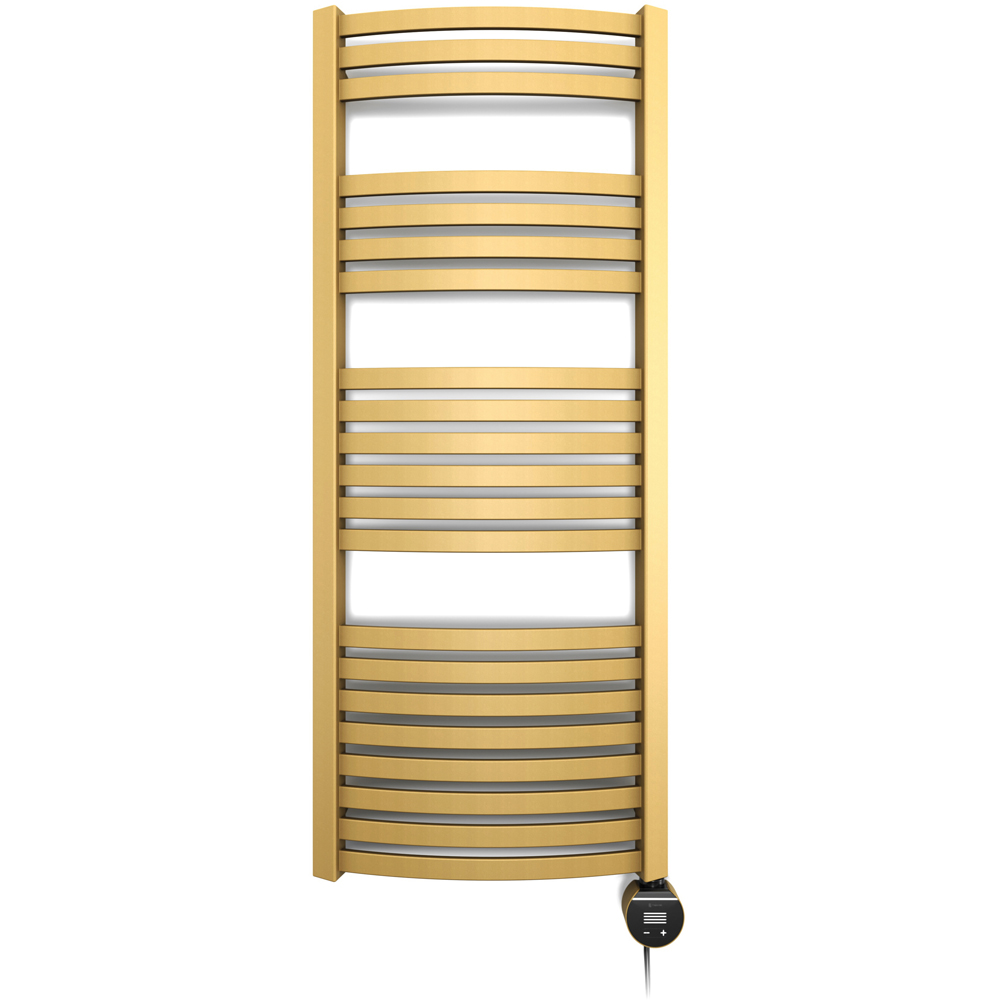 Terma Dexter E Brass Electric Towel Rail 1220 x 600mm Image 3