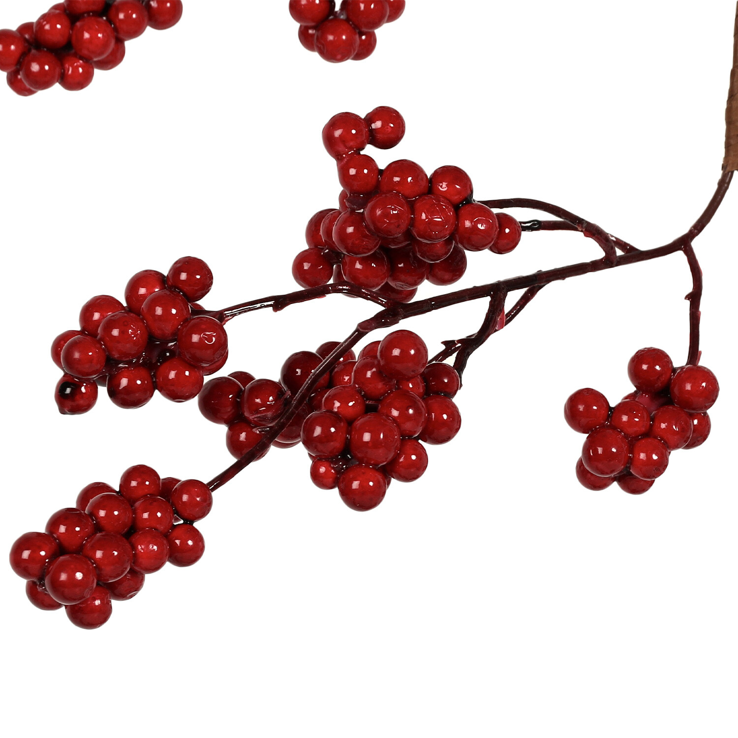 Festive Red Berry Garland - Red Image 3