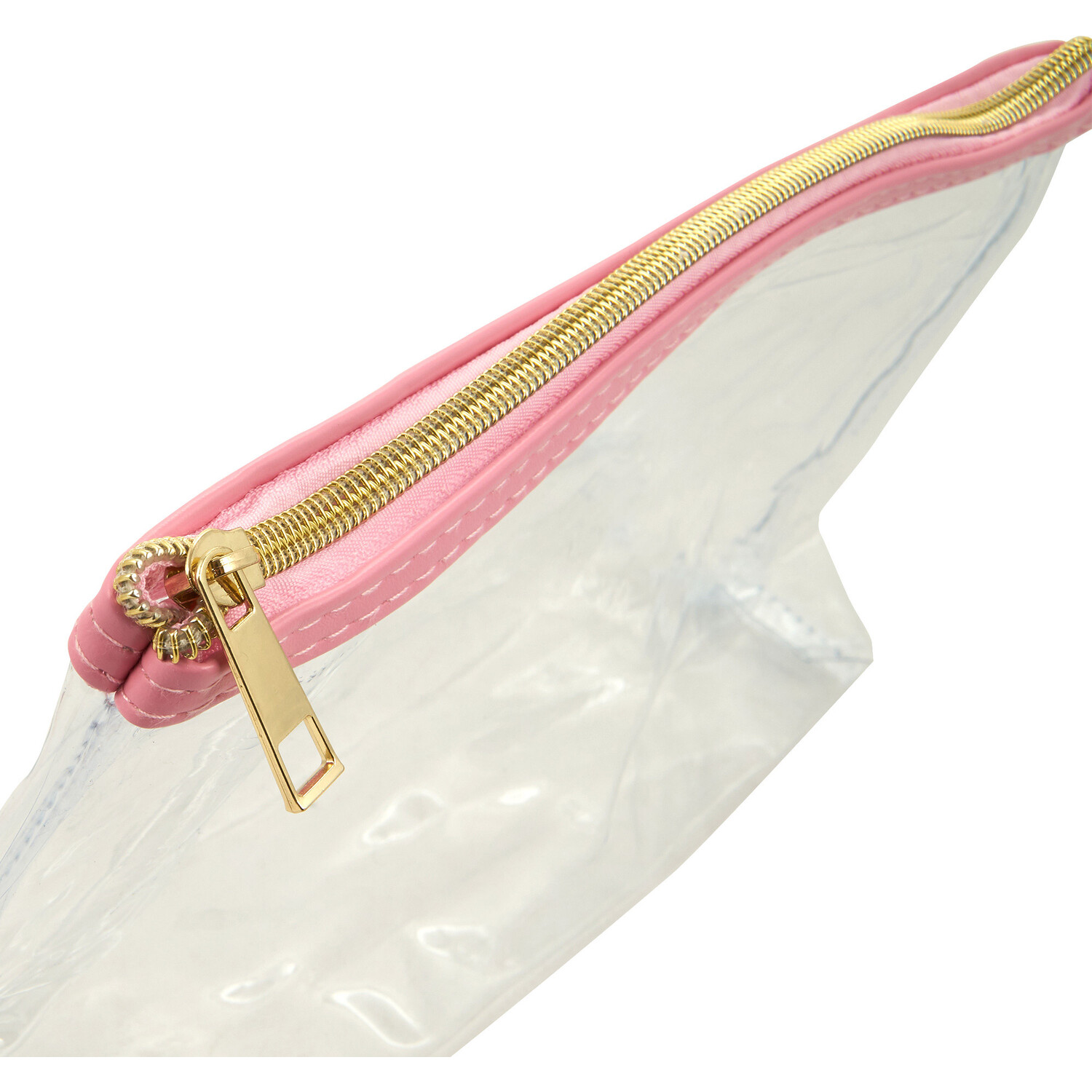 Pink Double Floral Make Up Bag 2 Pack Image 4