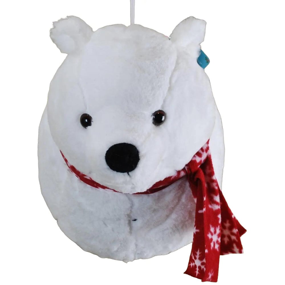 Samuel Alexander Plush Rockin Singing Polar Bear Christmas Wall Decoration Image 1