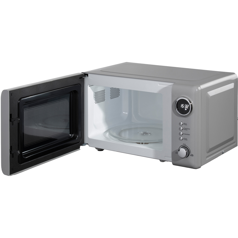 Daewoo Kensington Grey Digital Microwave 800W Image 3