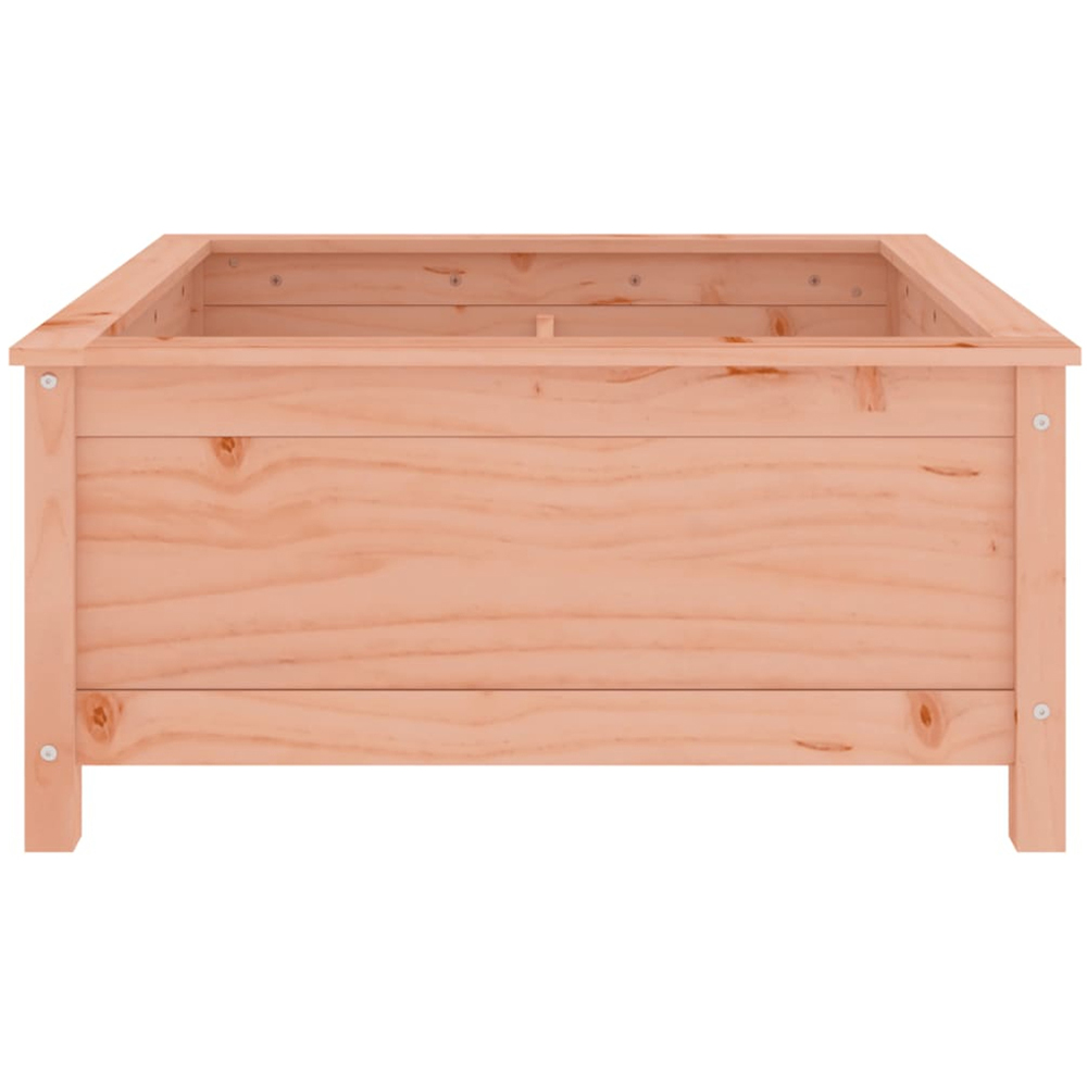vidaXL Natural Solid Douglas Wood Garden Planter 82.5 x 82.5 x 39cm Image 3