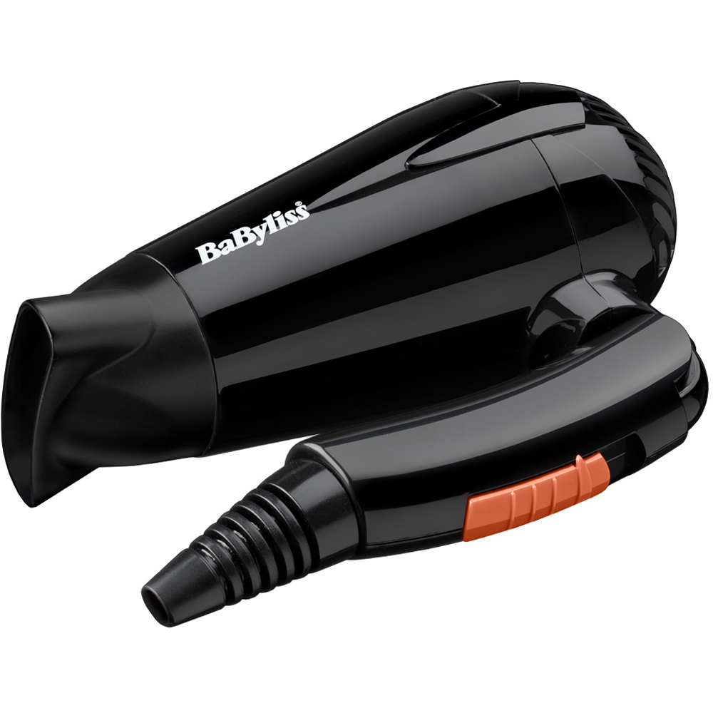 BaByliss Travel Dry Black Compact Hair Dryer 2000W Image 4