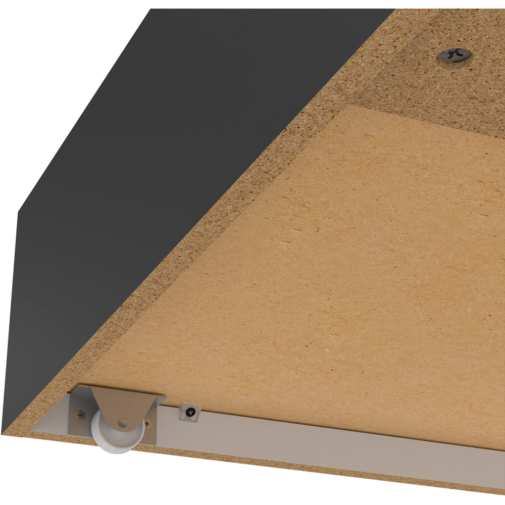 Florence Matt Black Underbed Drawer Set of 2 Image 6