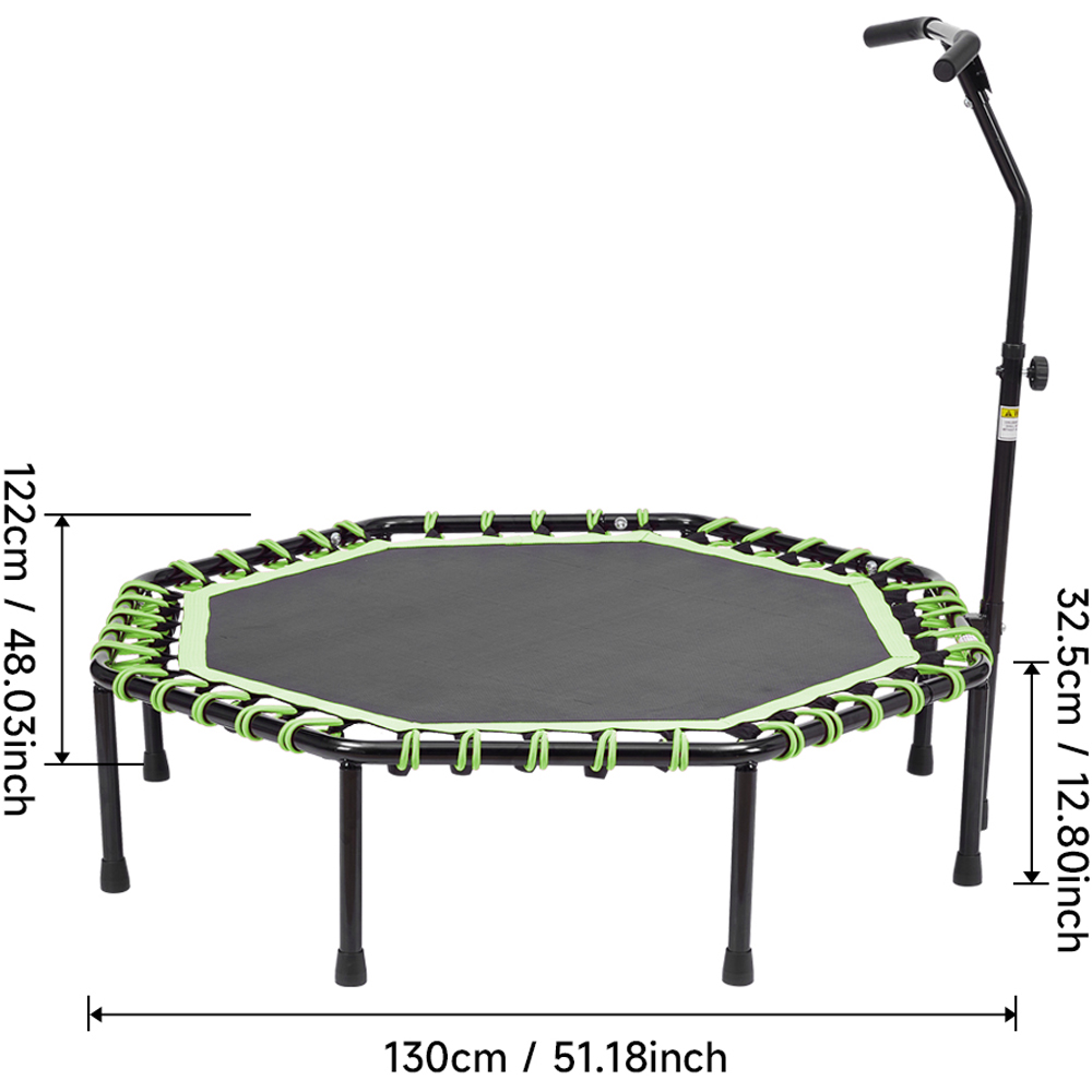 H&O Direct 50.4 inch Trampoline with T Adjustable Handle Image 4