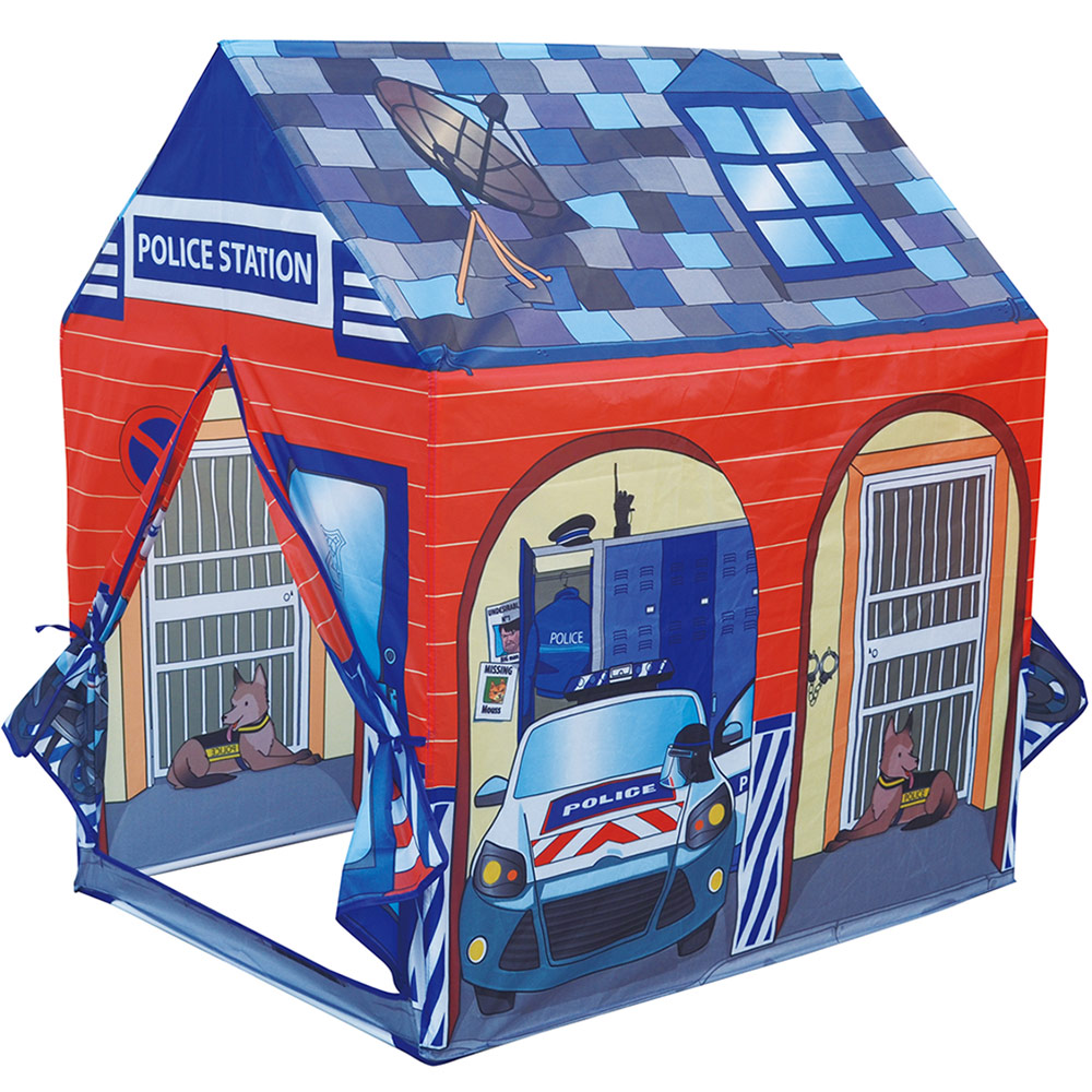 Charles Bentley Multicolour Police Station Play Tent Image 1