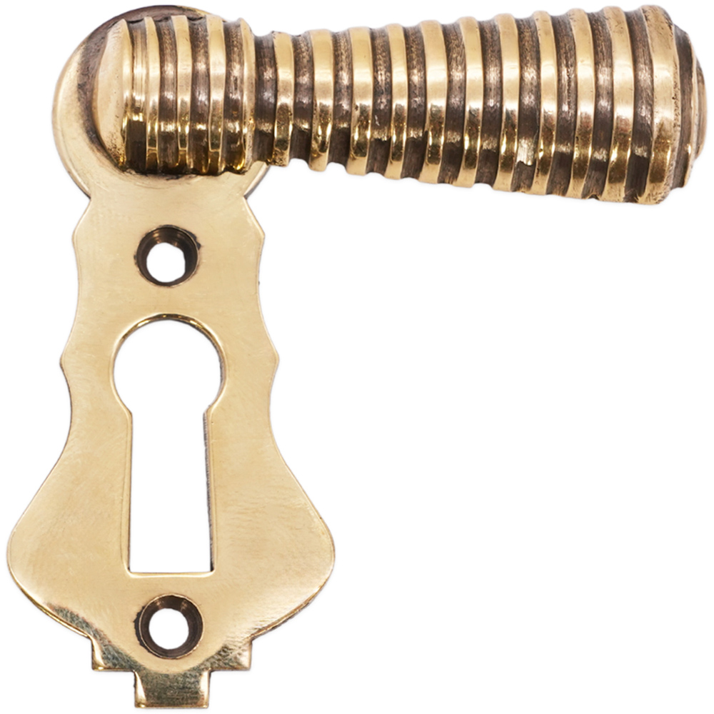Spira Brass Beehive Aged Brass Escutcheon Image 3