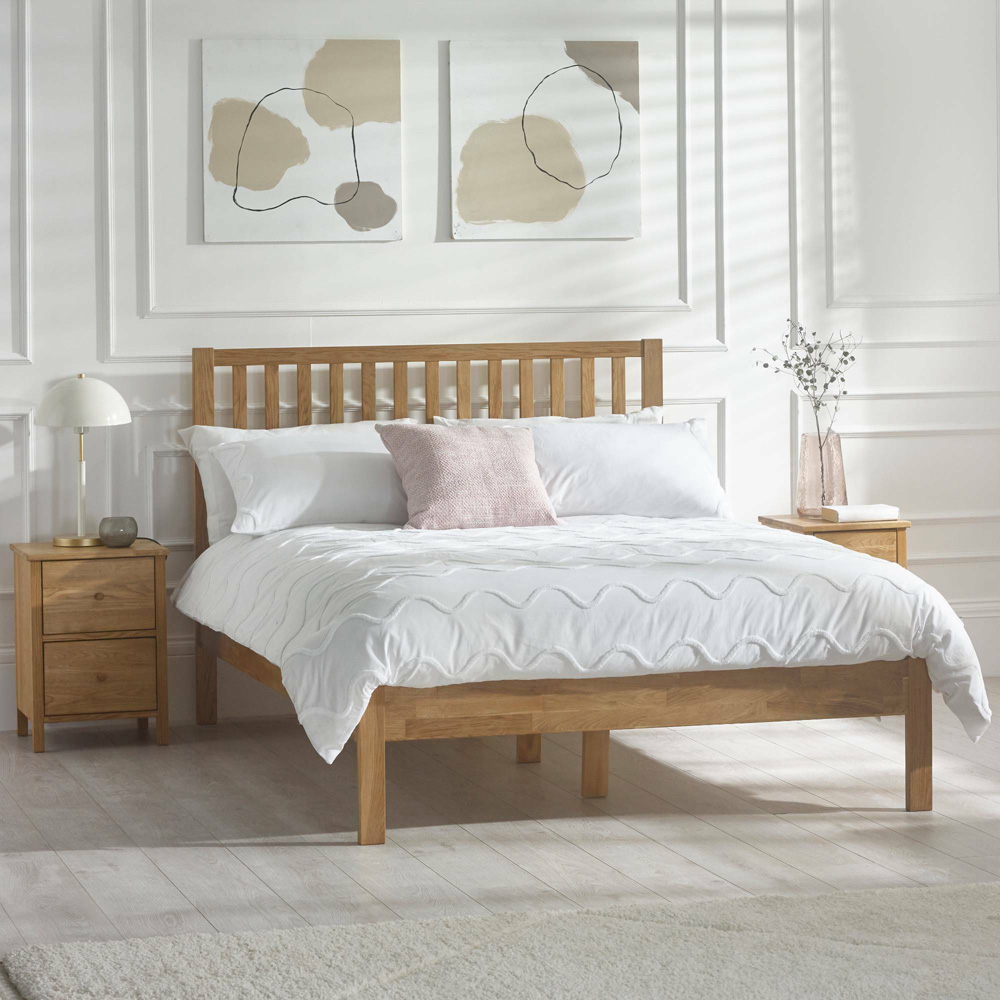 Julian Bowen Coxmoor King Size Oak Bed Image 9