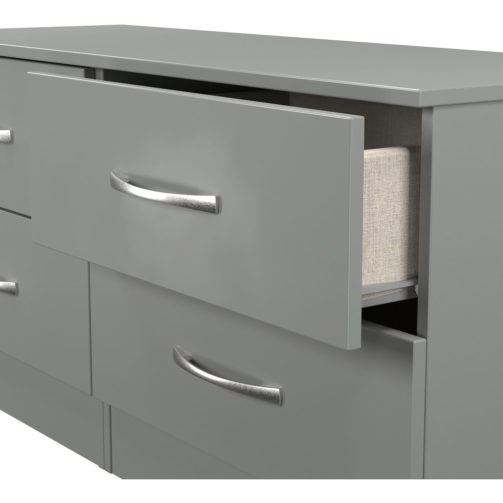 Crowndale Avon 4 Drawer Matt Black Bed Box Ready Assembled Image 6