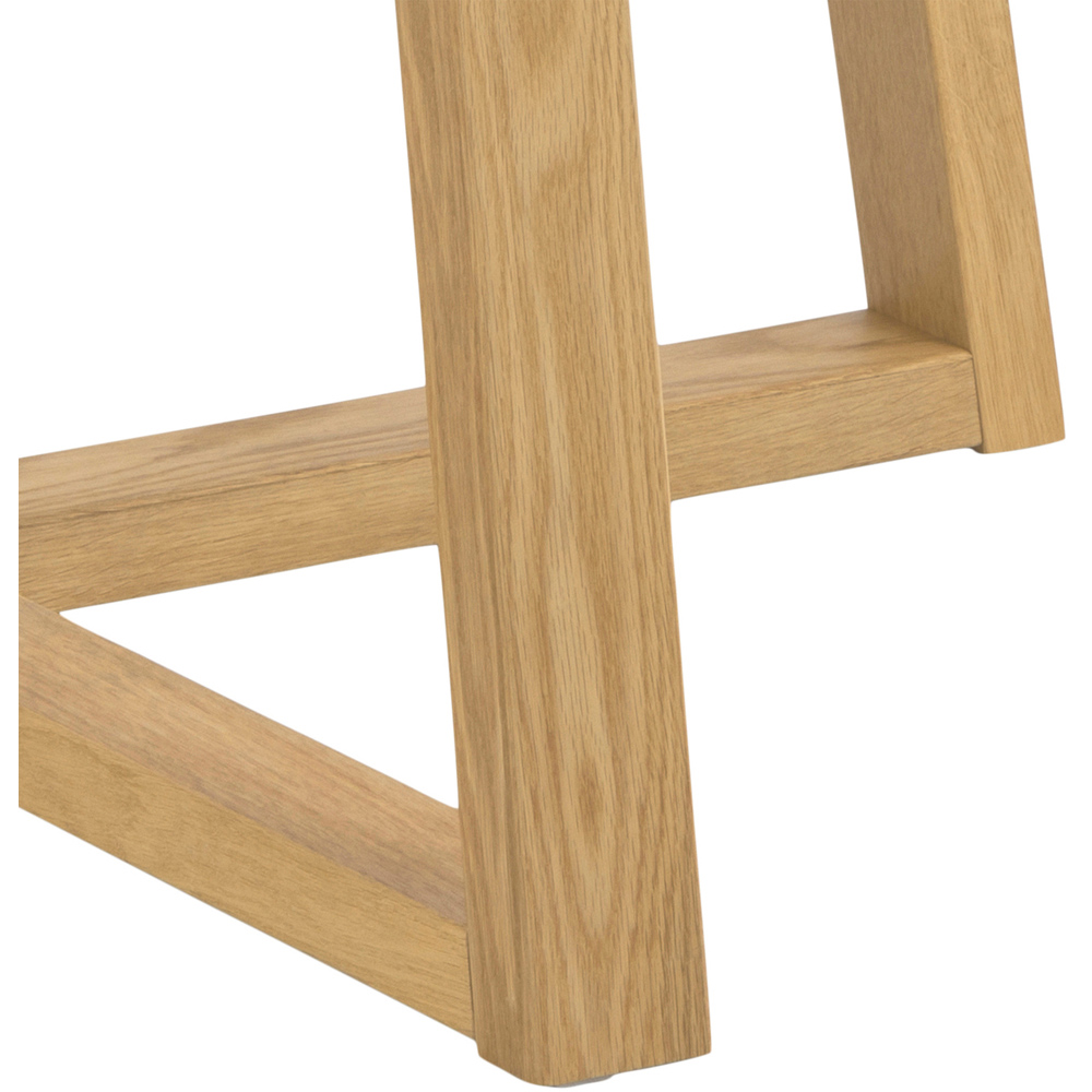 Florence Malika Round Dining Table Oak Image 4