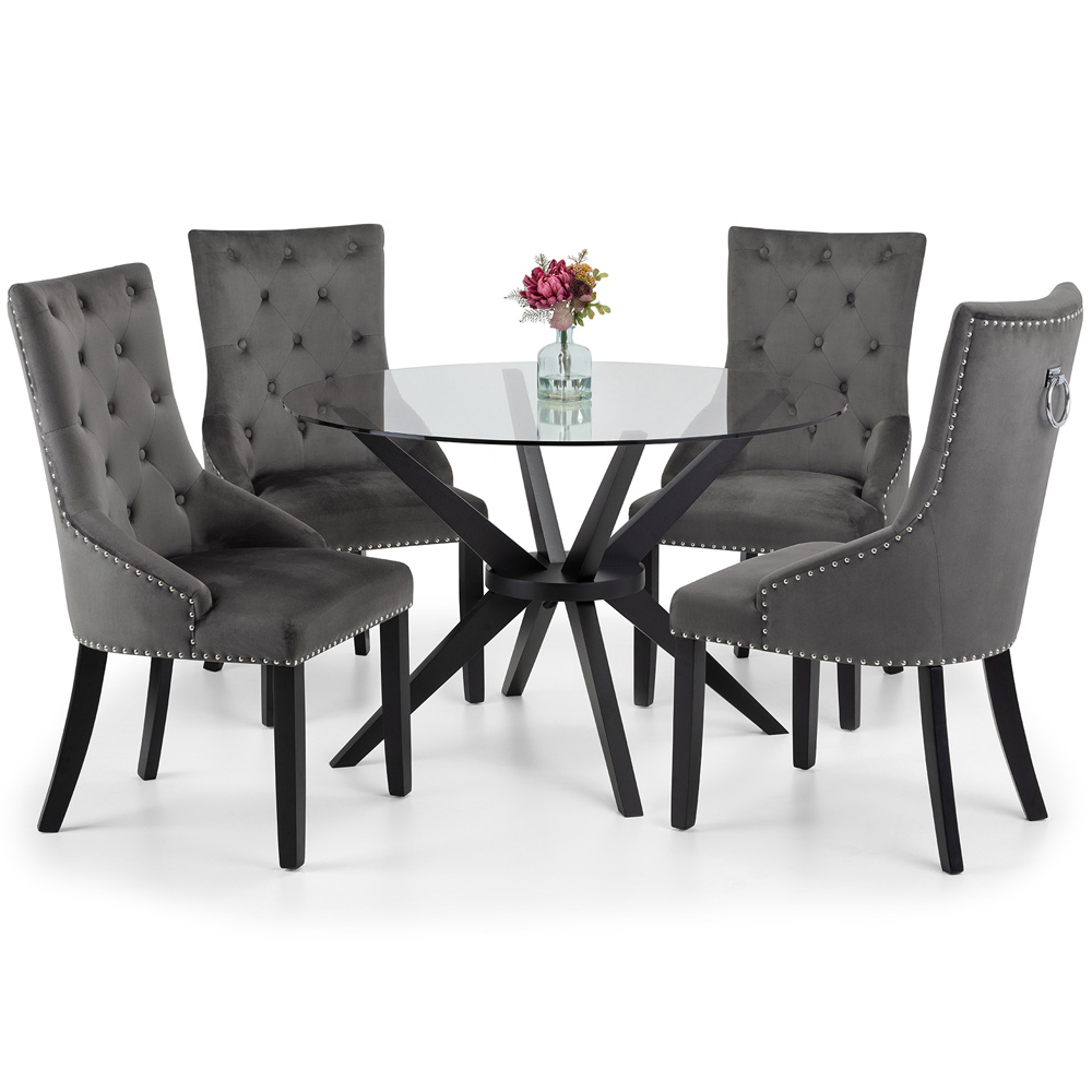 Julian Bowen Veneto Set of 2 Knockerback Chair Image 5