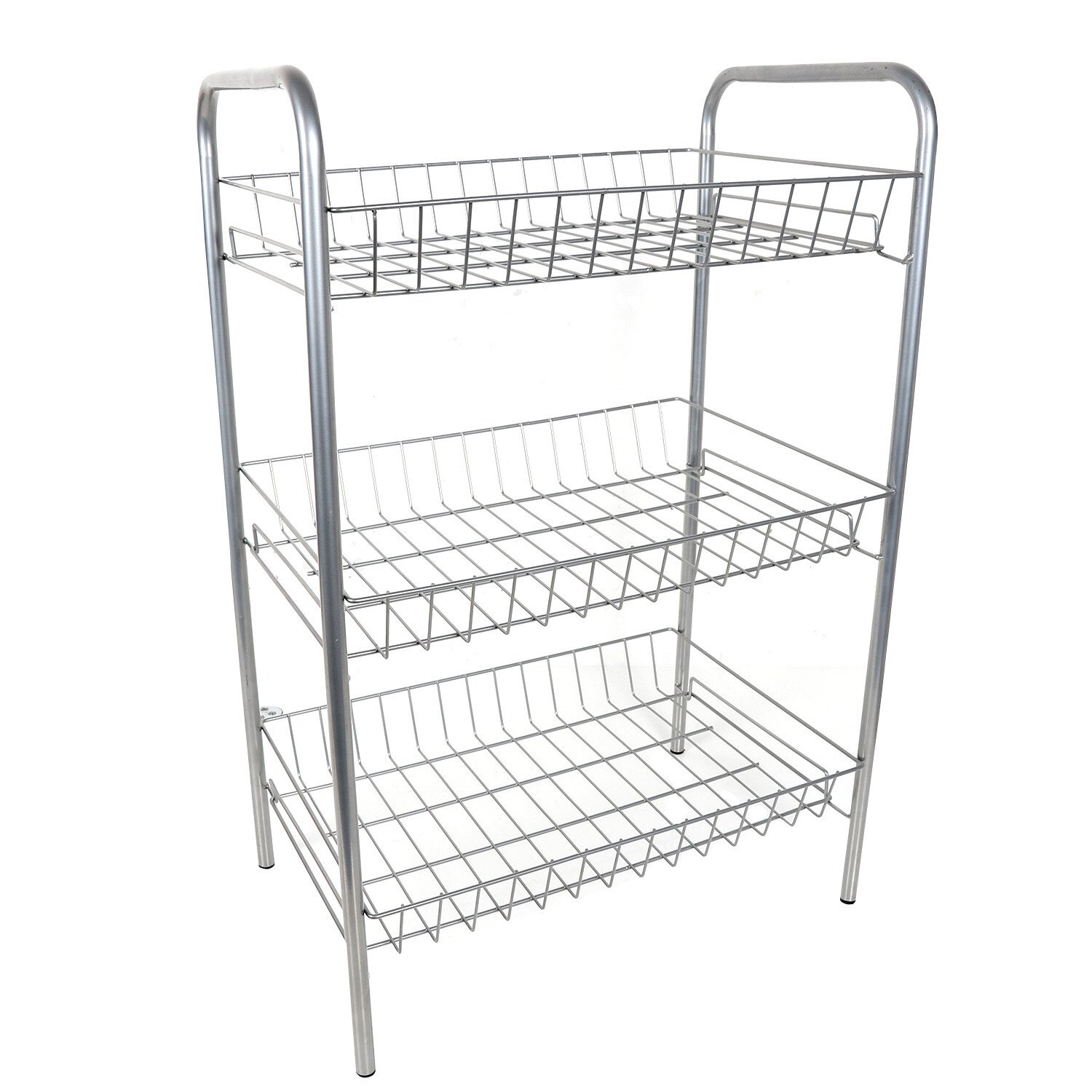 Nickel Storage Trolley With Wheels 3 Tier Image 1