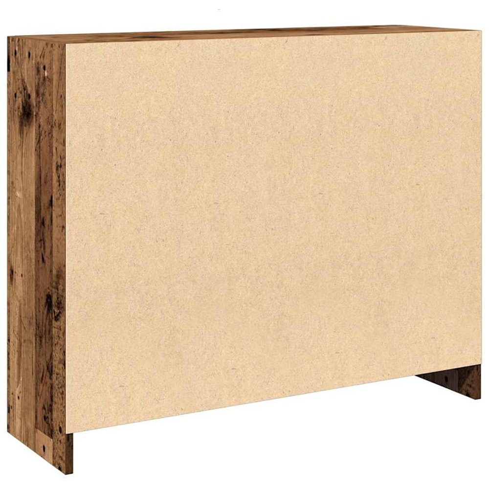 vidaXL 3 Door 3 Drawer Old Wood Wide Sideboard Image 7