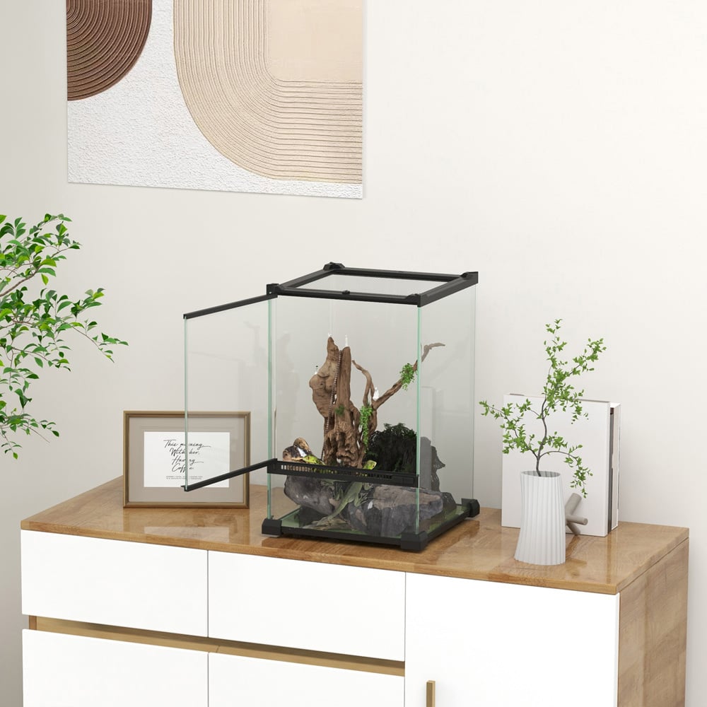 PawHut Reptile Terrarium 12L Image 2