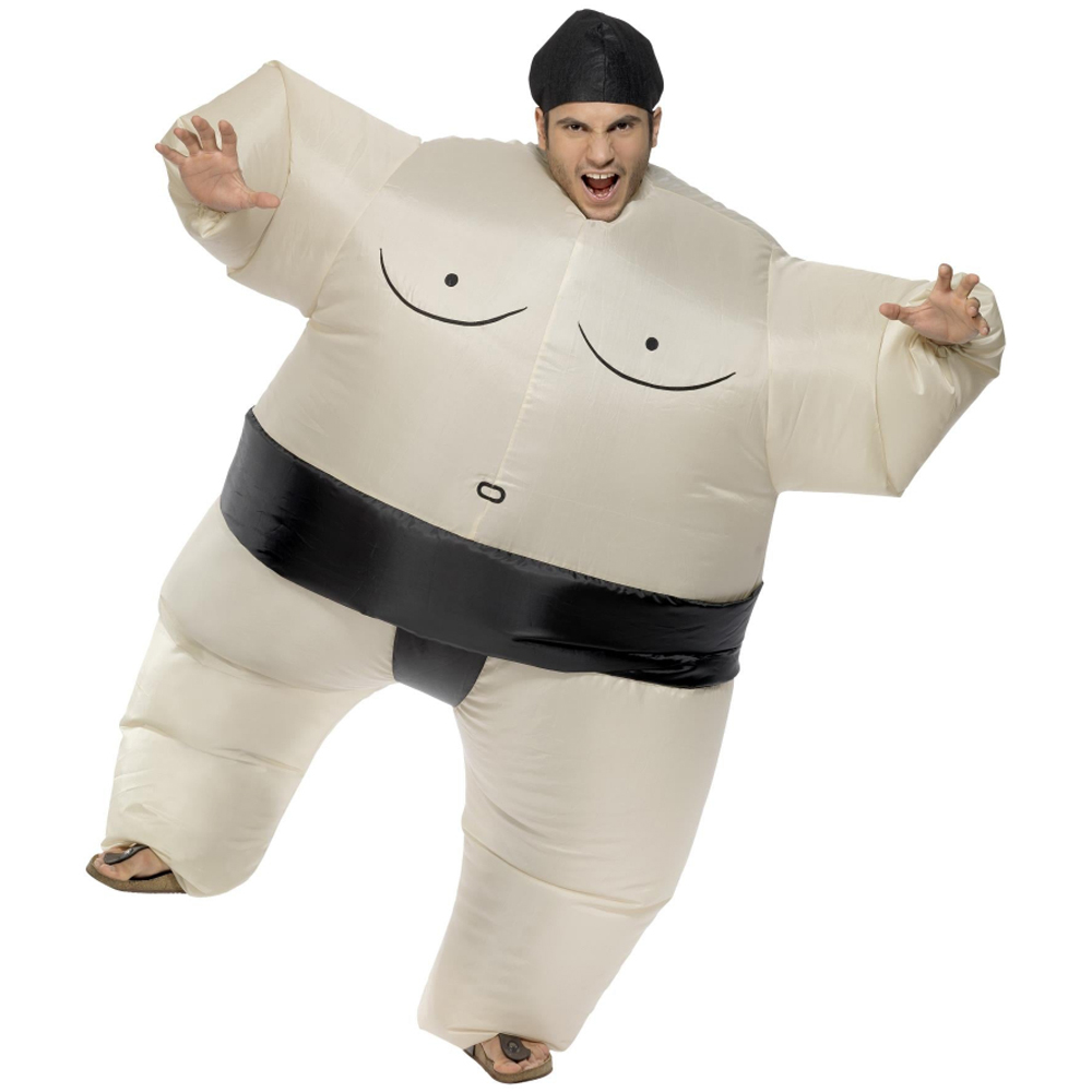 Rubies Adult Sumo Wrestler Inflatable Costume Image 1